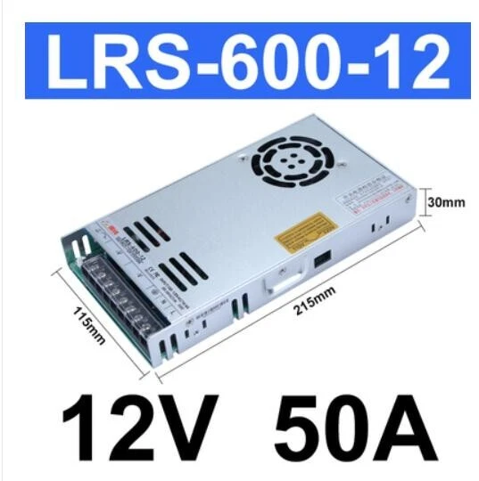 1PCS Meanwell LRS-600-12 600W 12V 50A switching power supply original brand new - Image 1 of 1