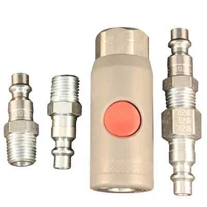 Kit de acoplador y enchufe de seguridad Milton® 1/4" FNPT M-STYLE® - 5 piezas - Imagen 1 de 2
