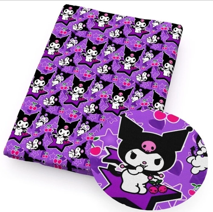 ANIME Dibujos Animados Poliéster Mezcla Algodón Tela Blanco Gatito 20"x55" 1189880 Foto 1 de 1