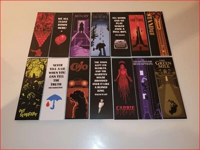 Stephen King bookmarks X14 handmade - Image 1 of 3