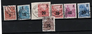 DDR 7 Marken aus 435/442 bedarfsgestempelt, ansonsten unbestimmt - Picture 1 of 1
