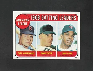 1969 Topps Batting Leaders #1 ~ Carl Yastrzemski ~ Tony Oliva ~~ Awesome NM! - Picture 1 of 2