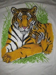 Vintage Bengal Tiger The Real McCoy The Original Worlds Biggest Sleep Shirt OSFA - Picture 1 of 7