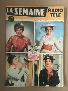 DIE WEEK RADIO TELE NR. 31 .. JULI/AUGUST 1966 .. JULIE ANDREWS / MARY POPPINS - Bild 1 von 1