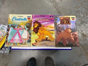3x Disney's Wonderful World of Reading, Books Cinderella/Brother Bear/Lion King - Picture 1 of 17