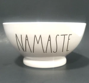 Rae Dunn "NAMASTE" Cereal Bowl Soup Ice Cream Artisan Collection By Magenta   - Picture 1 of 8