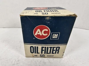 Vintage NOS AC Delco GM Oil Filter SD 6438162 Opel 1963-72 - Picture 1 of 6