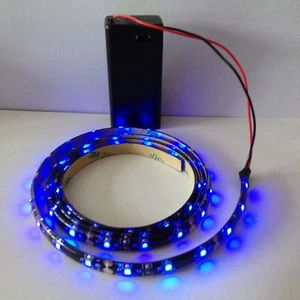 Scalectrix Senary blaues LED-Licht, 9 V batteriebetrieben 500 mm wasserdichter Streifen. - Bild 1 von 1