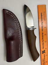 ONEIDA PROCESS KNIFE WITH DOUBLE STICHED THICK LEATHER WET FIT SHEATH  BEAUTY$59