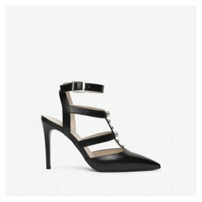 Scarpe Nero Giardini donna decoltè cerimonia E218333DE in pelle made in Italy - Immagine 1 di 4