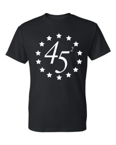 45 Squared Trump 2020 Second Trump 2020 Camiseta Republicana Política Para Hombre - Imagen 1 de 12
