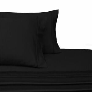 Split Adjustable Dual King Solid Best Luxury Bed Sheet Set 100% Cotton 5PC 300TC