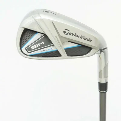 TaylorMade SIM MAX Iron Set 6-9,Pw,Aw 6pc Flex Regular TENSEI BLUE TM60 Graphite - Image 1 of 4