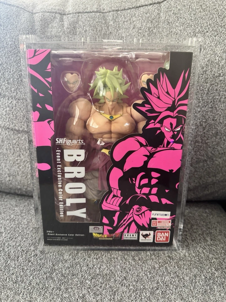Bandai Tamashii SH Figuarts Dragon Ball Z Broly SDCC 2018 exclusivo con estuche Crono Foto 1 de 4