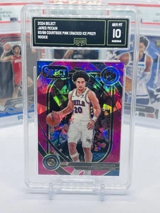 2024-25 Panini Select Courtside Rosa Hielo agrietado/99 Jared McCain RC #283 - Imagen 1 de 2