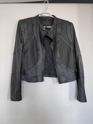 BCBG Maxazria Misa Moto Jacket sz L - Image 1 of 4