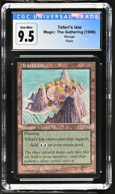 TEFERI'S ISLE Mirage Rare Reserved List CGC 9.5 MTG [Nostalgium] - Image 1 of 2