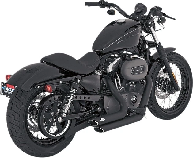 Vance & Hines Shortshots Staggered Full Exhaust System Black #47219 Foto 1 de 1