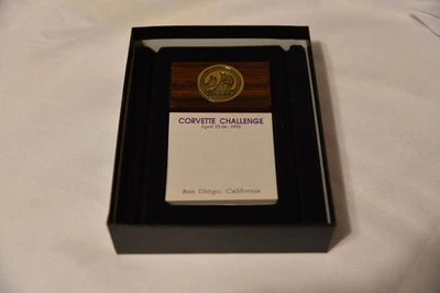 NOS 1992 CORVETTE CHALLENGE NOTE PAD AND DISPLAY HOLDER - Image 1 of 4