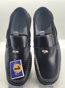 Cole Haan Halbschuhe schwarz Leder Damengröße 7B Mokassinnaht Bit Vintage Schuhe LESEN - Bild 1 von 15