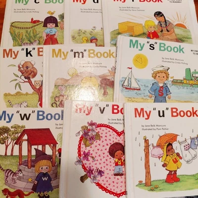 MY FIRST STEPS TO READING Jane Belk Moncure Lot Of 9 Vintage A-Z 1990s  - Image 1 of 4