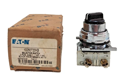 *New in Box* 10250T20KB Cutler-Hammer Non-Illuminated Selector Switch - Image 1 of 4