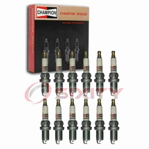 12 pc Champion Iridium Spark Plugs for 2002-2004 Mercedes-Benz SLK32 AMG sa - Picture 1 of 5
