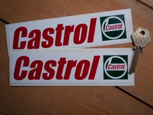 CALCOMANÍAS INDY OBLONGAS CASTROL OIL CLASSIC F1 CARRERAS - Imagen 1 de 1