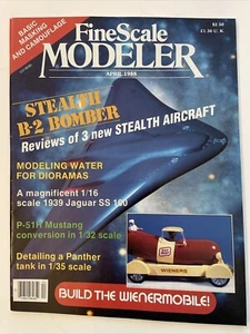 FineScale Modeler Magazin - Vintage Apr, 1988 in super Zustand - Wienermobile! - Bild 1 von 6