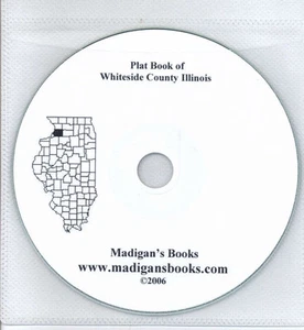 Whiteside Co Illinois IL plat book  genealogy Morrison land owners history CD - Picture 1 of 1