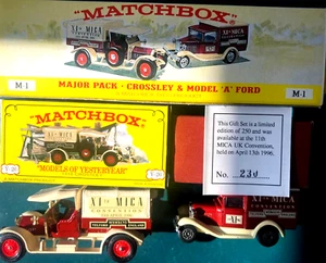 MATCHBOX RARE M1 MAJOR PACK LIMITED EDITION OF ONLY 250 MICA UK CONVENTION 1996 - Picture 1 of 11