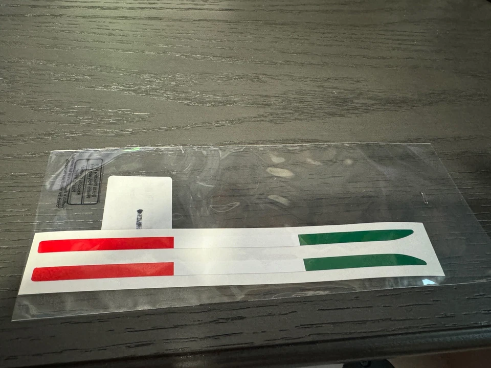 Alfa Romeo Giulia GTA Style Italian Flag Mirror Decal! USA Seller! Made In Italy - Image 1 of 1