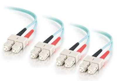 75M Outdoor Armored 10G OM3 8 Strands Fiber Patch Cord(50/125)-SC to SC - Image 1 of 3