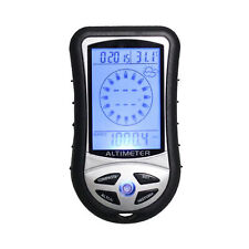 8In 1 Portable Camping Altimeter Barometer Digital Compass Barometer Thermometer