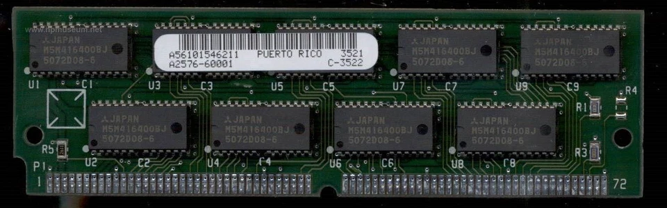 HP A2576-60001 16Mb ram memory for unix 712 / 715 workstations - Image 1 of 1