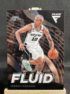 2022-23 Panini Flux Jeremy Sochan Rookie Fluid Insert #12
