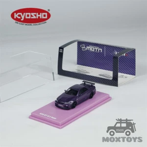 Kyosho 1:64 R34 GT-R Z-tune 2025 HEC Purple Diecast Model Car - Picture 1 of 4