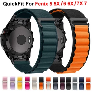 Alpine Loop band For Garmin Fenix 5 5X 6 6X Pro 7 7X EPIX Forerunner 965 945 935 - Picture 1 of 31