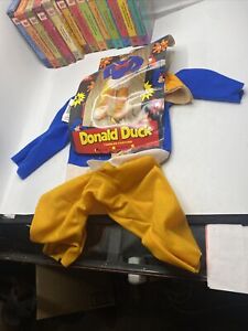 Disney Store Donald Duck  Costume Toddler Small 1-2 Kmart Vintage