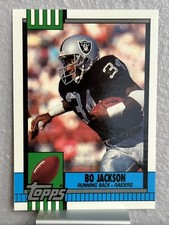 1990 Topps Tiffany Football #285 Bo Jackson Los Angeles Raiders