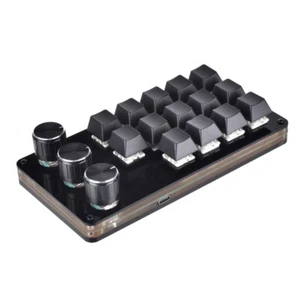 Macro Mechanical Keyboard 14 Keys Mini Keyboard with 3 Knob Design Professional - Afbeelding 1 van 8
