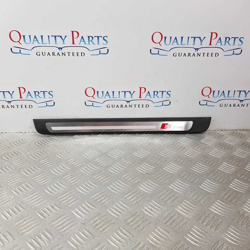 AUDI A4 DOOR SILL STEP PLATE TRIM FRONT LEFT PASSENGER SIDE 2009 8K0853373A - Image 1 of 4