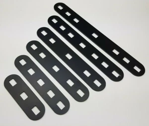 4 mm 2x Lochstreifen Lochschiene Lochplatte Lochblech für Schlossschraube - Bild 1 von 10