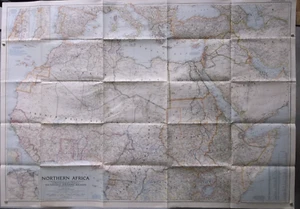 National Geographic December 1954 "Northern Africa" Map - Picture 1 of 2