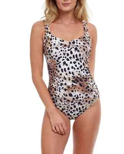 Gottex Animalia East Shaped Square Neck One-Piece A1304 Women's Size US 18 - Picture 1 of 2