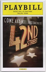 42nd Street Playbill Music Hall im Fair Park Dallas Juli 2016 - Bild 1 von 1