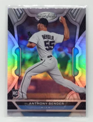 2022 Panini Chronicles Certified Baseball #48 Anthony Bender Rookie Card - Image 1 of 2