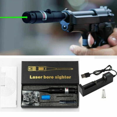 VASTFIRE Encendedor láser verde para mira telescópica calibre .177 a .50 pistola rifle batería USB