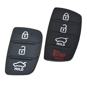 Car Key Pad Rubber Repair Car Key Fob For Hyundai Tucson Santa fe I20 , Elantra - Picture 1 of 8