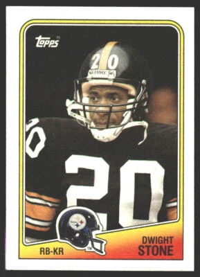 Dwight Stone #167 1988 Topps Pittsburgh SteelersRC Rookie - Image 1 of 2